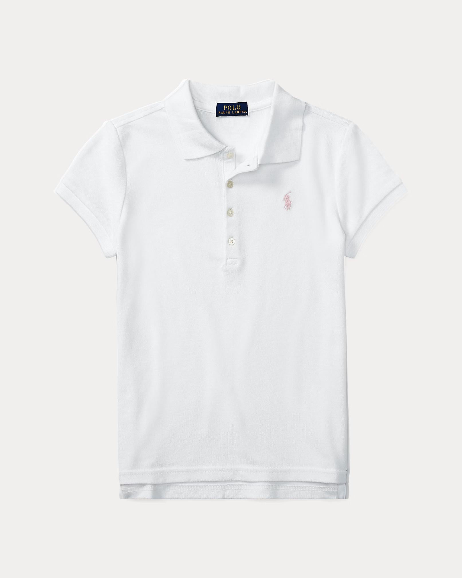 Polo in piqué di cotone stretch 313573242 005 POLO RALPH LAUREN 