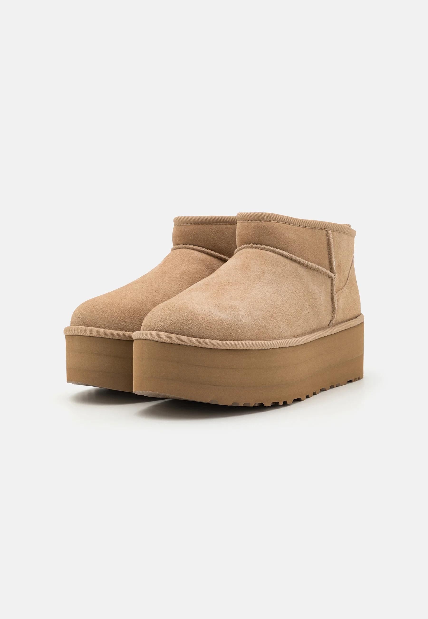 Stivali Classic Ultra Mini con plateau Donna Sand 1135092 SAN UGG 