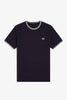T-shirt con doppia riga