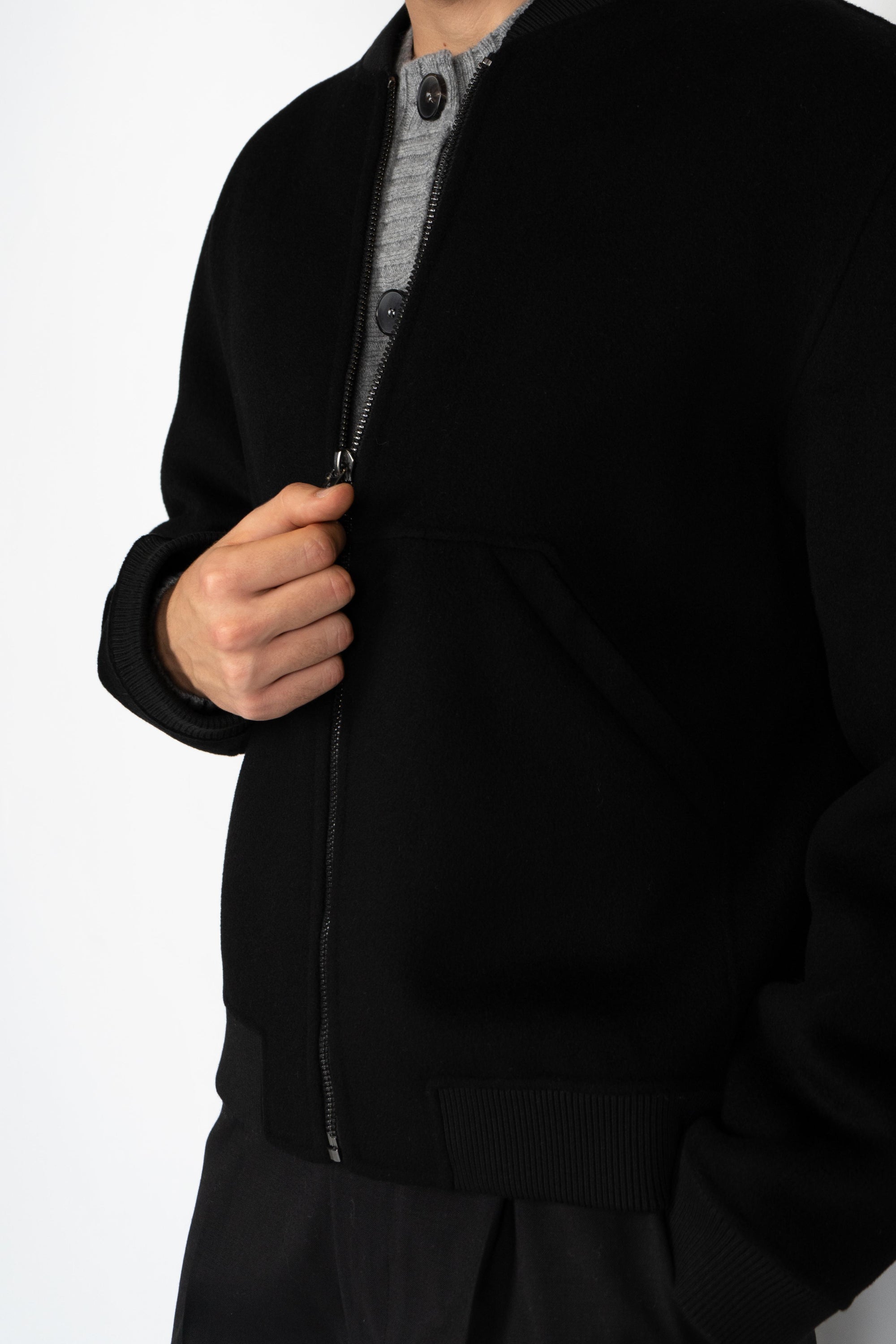 Giacca full zip B6F0011 A99 AMARANTO 