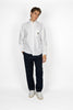 Straight-fit trousers in cotton blend twill
