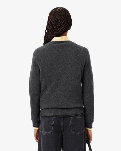 Maglione in lana cardata 3D AF4160 050 LACOSTE 