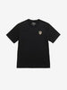 T-shirt with rubber logo
