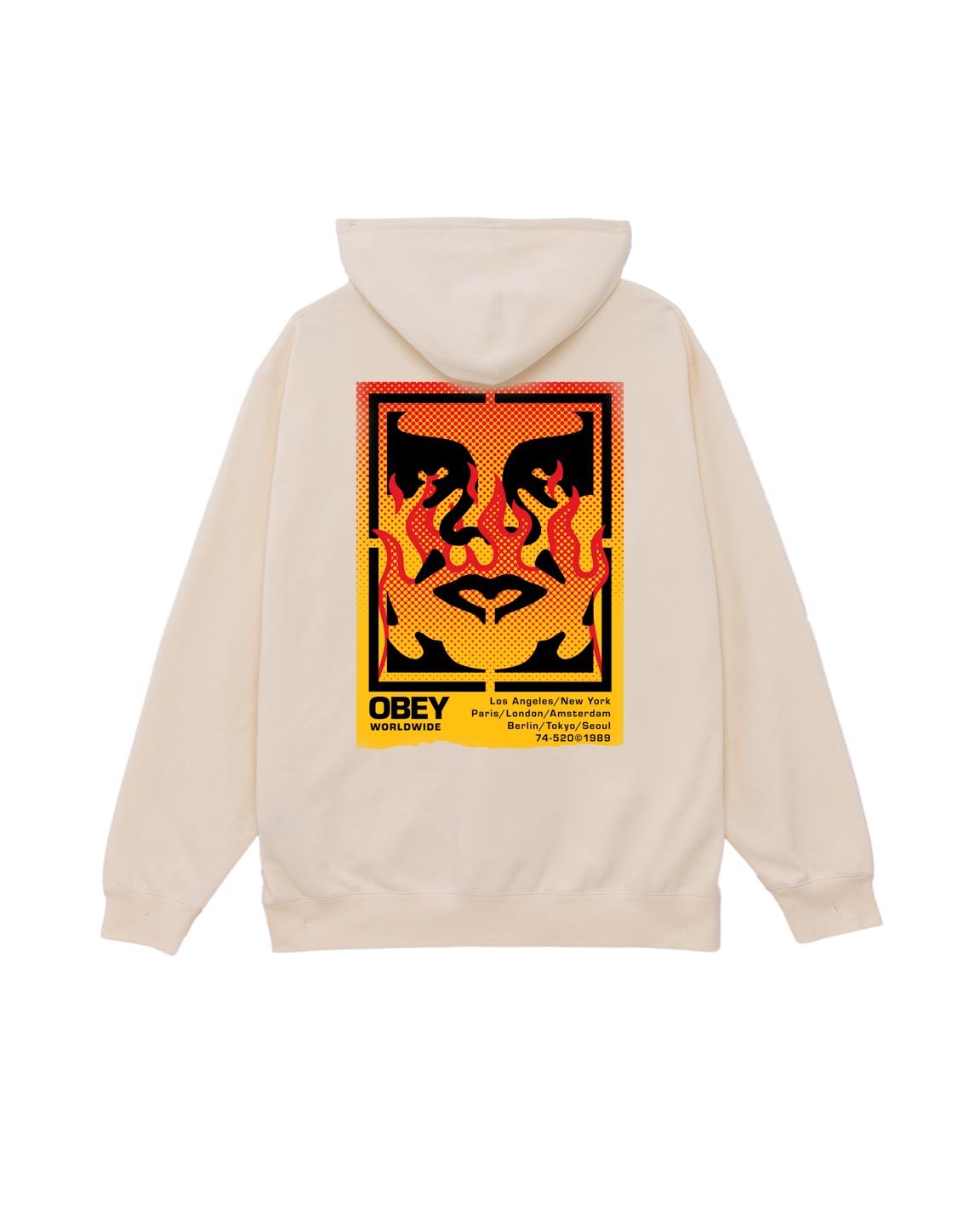 Felpa con cappuccio 117464048 UBL OBEY 