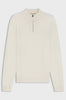 Maglione con colletto con zip in lana vergine