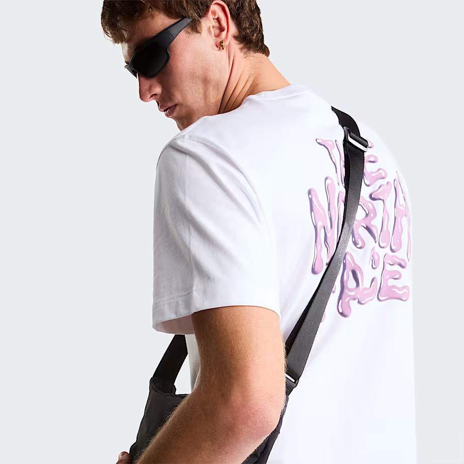 T-shirt Drip Logo Relaxed con grafica NF0A8GAB FN41 THE NORTH FACE 