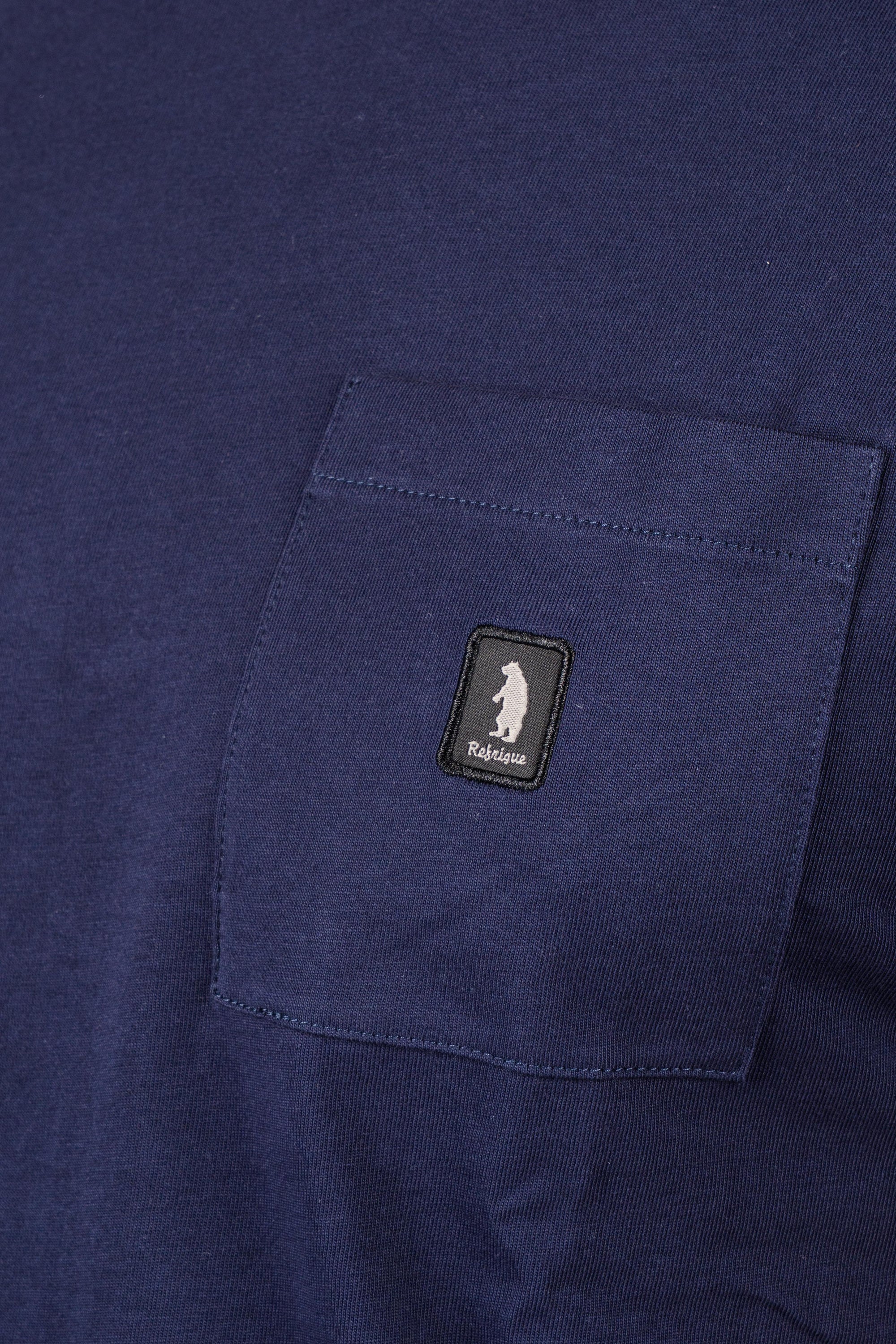 T-shirt icon pocket R4528M261 INK REFRIGUE 