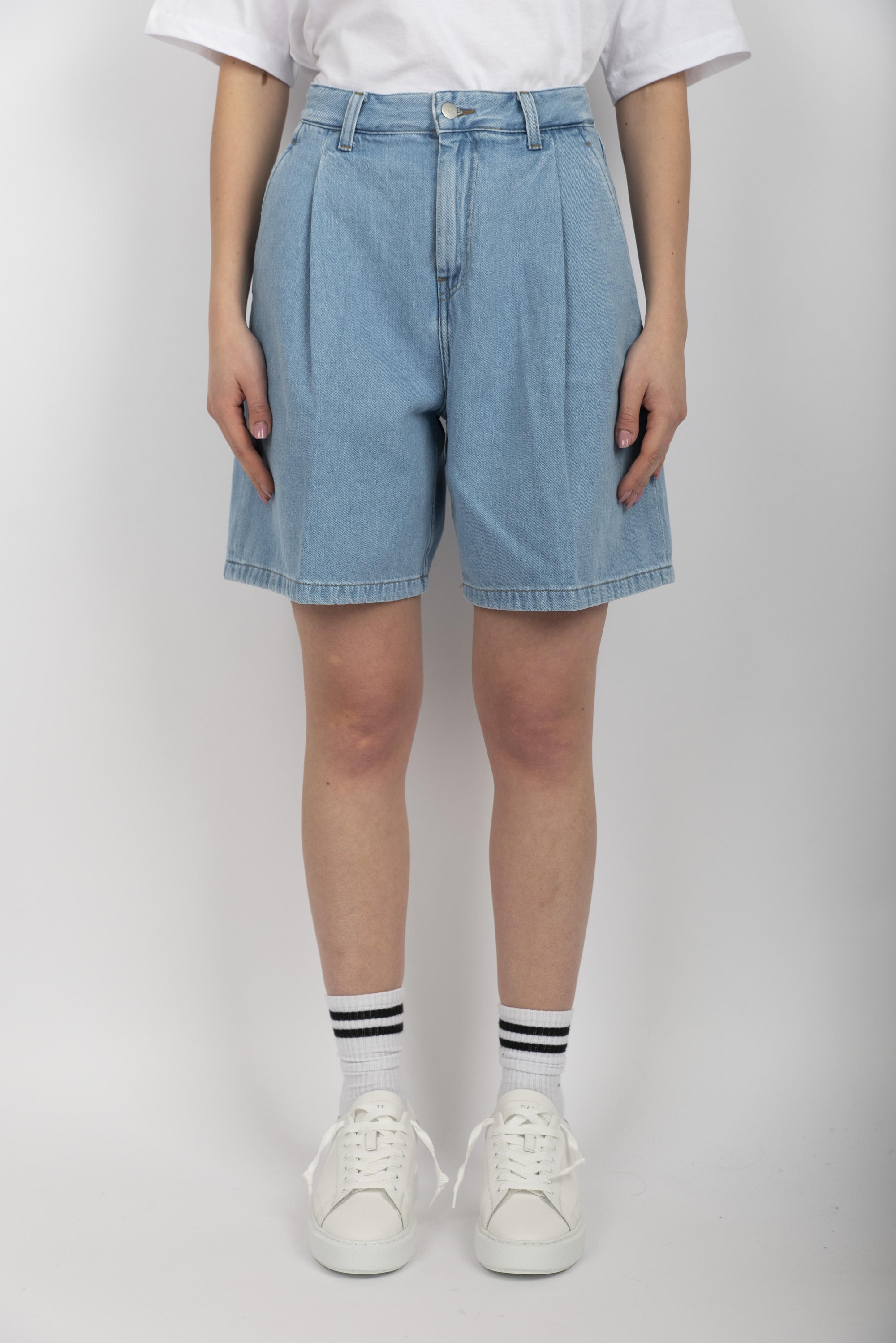 Shorts Women's Alta Short blue stone bleached  I033345 0112 CARHARTT WIP 