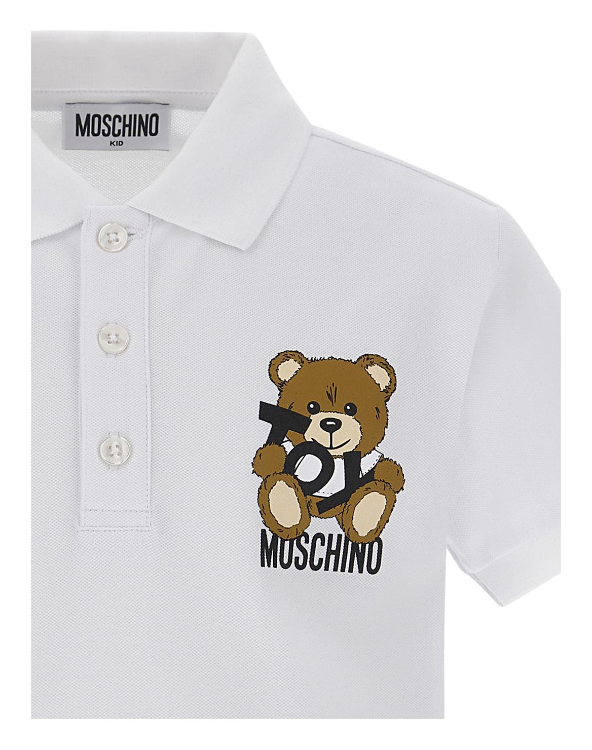 Polo Teddy Bear HRM03YLFA01 10101 MOSCHINO KID 