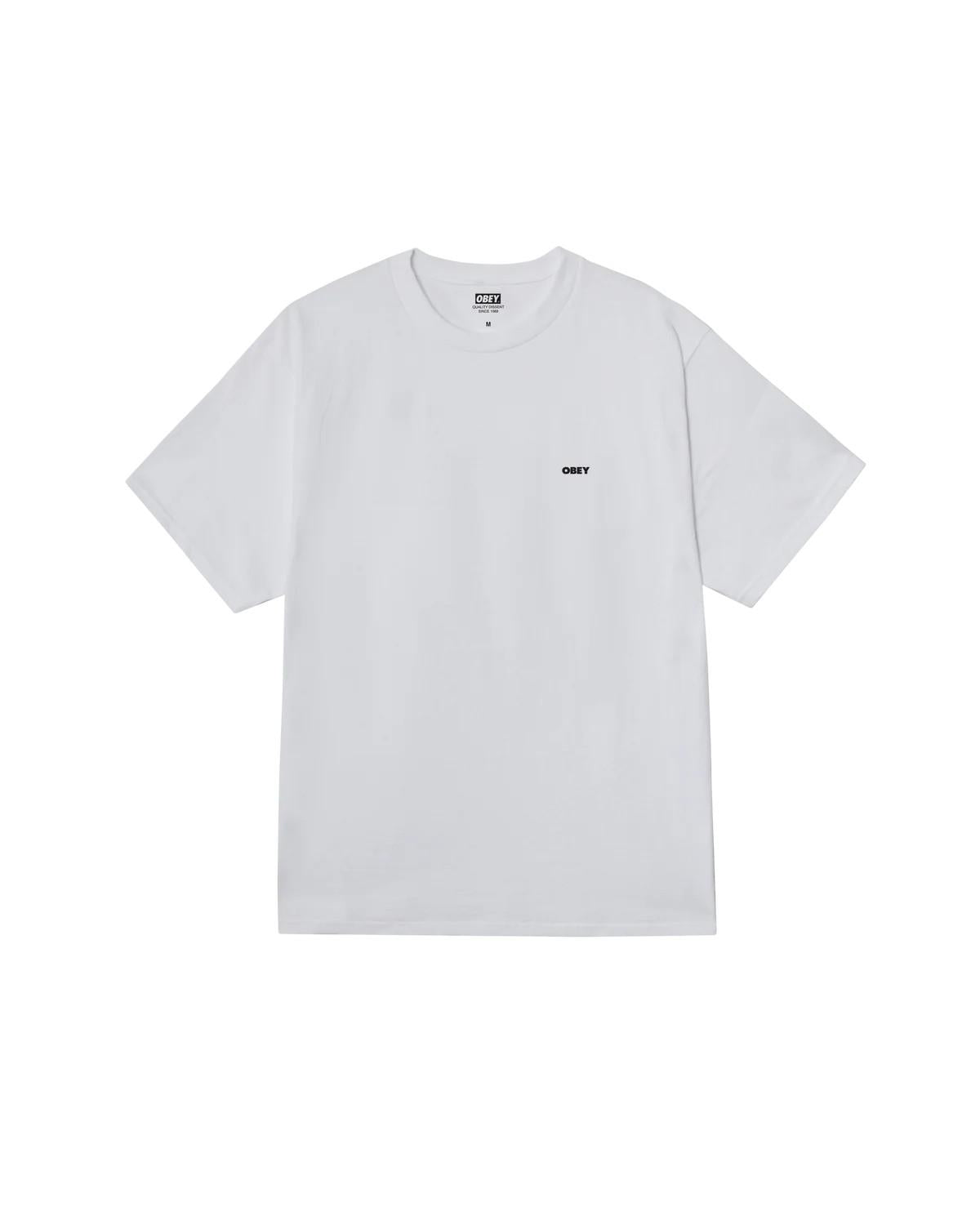 T-shirt Quarter Icon Classic 165264193 WHT OBEY 