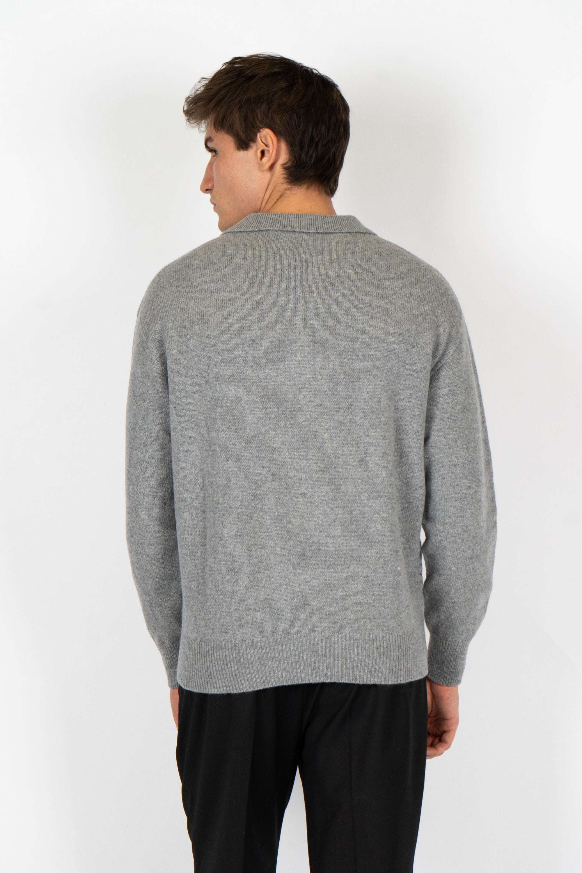 Maglioncino polo B9F0009 FU93M AMARANTO 