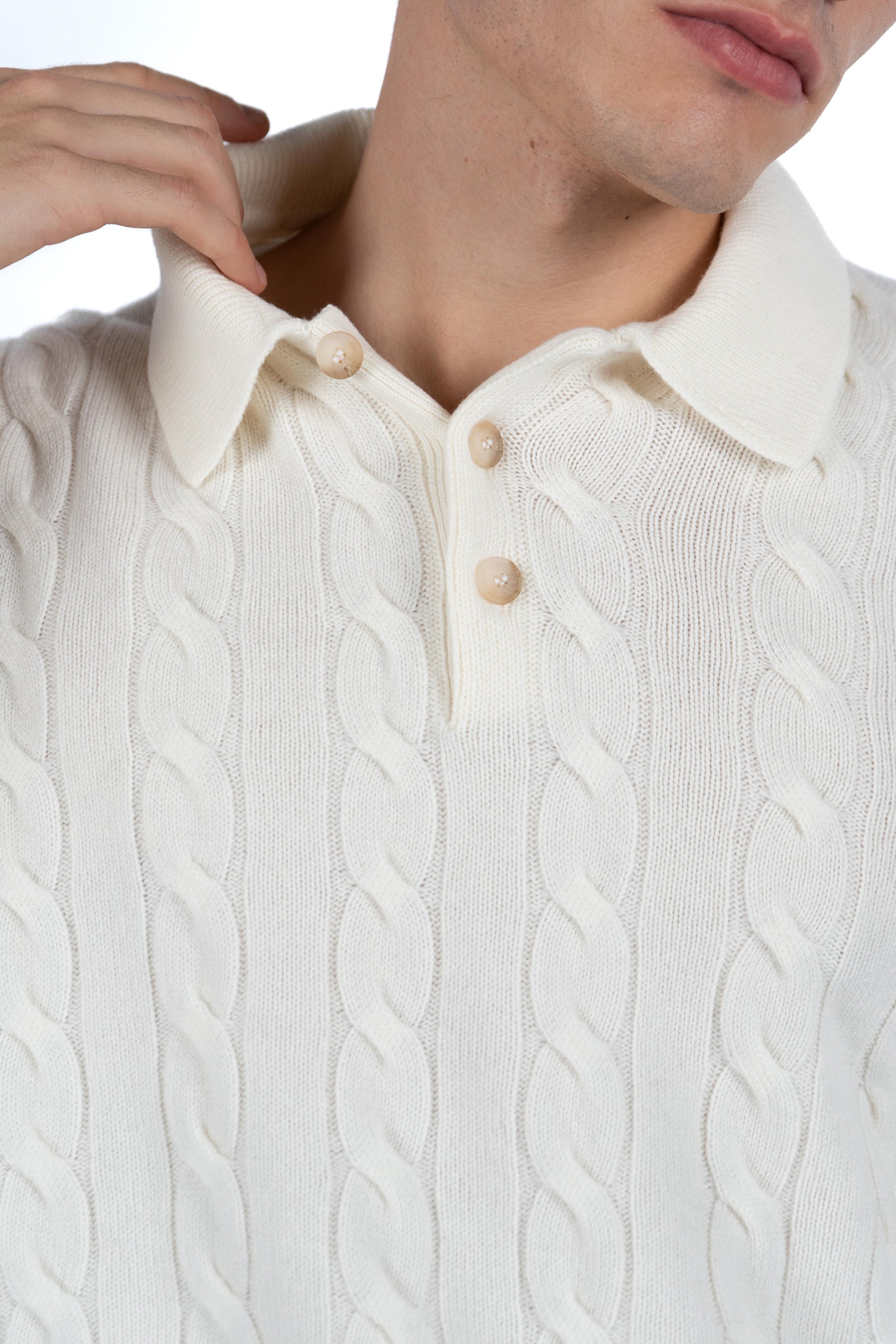 Polo a trecce 23172/19651 001 GRAN SASSO 