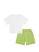 Set 2 pezzi con stampa logo HMG00RLCA32 83687 MOSCHINO KID 
