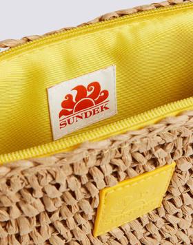 Mini borsa in paper straw AW740ABPA100 12300 SUNDEK 