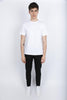 T-Shirt sportiva Tartan bianco Barbour