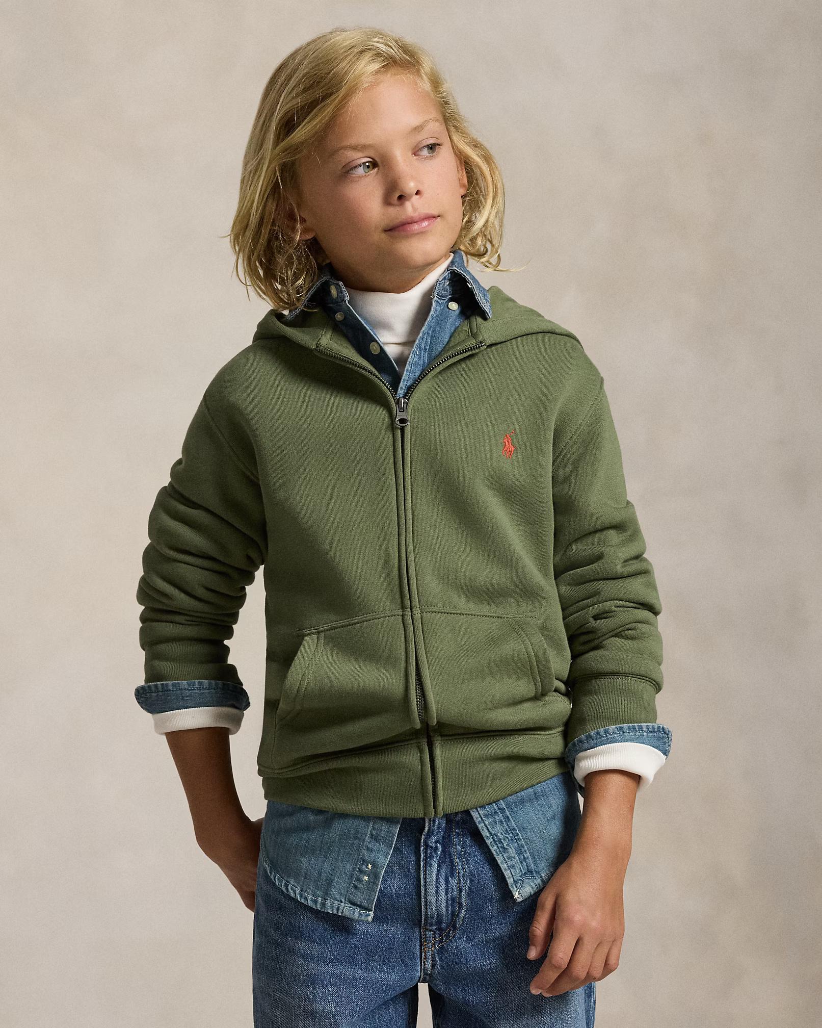 Felpa con cappuccio e cerniera 323799360 053 POLO RALPH LAUREN 