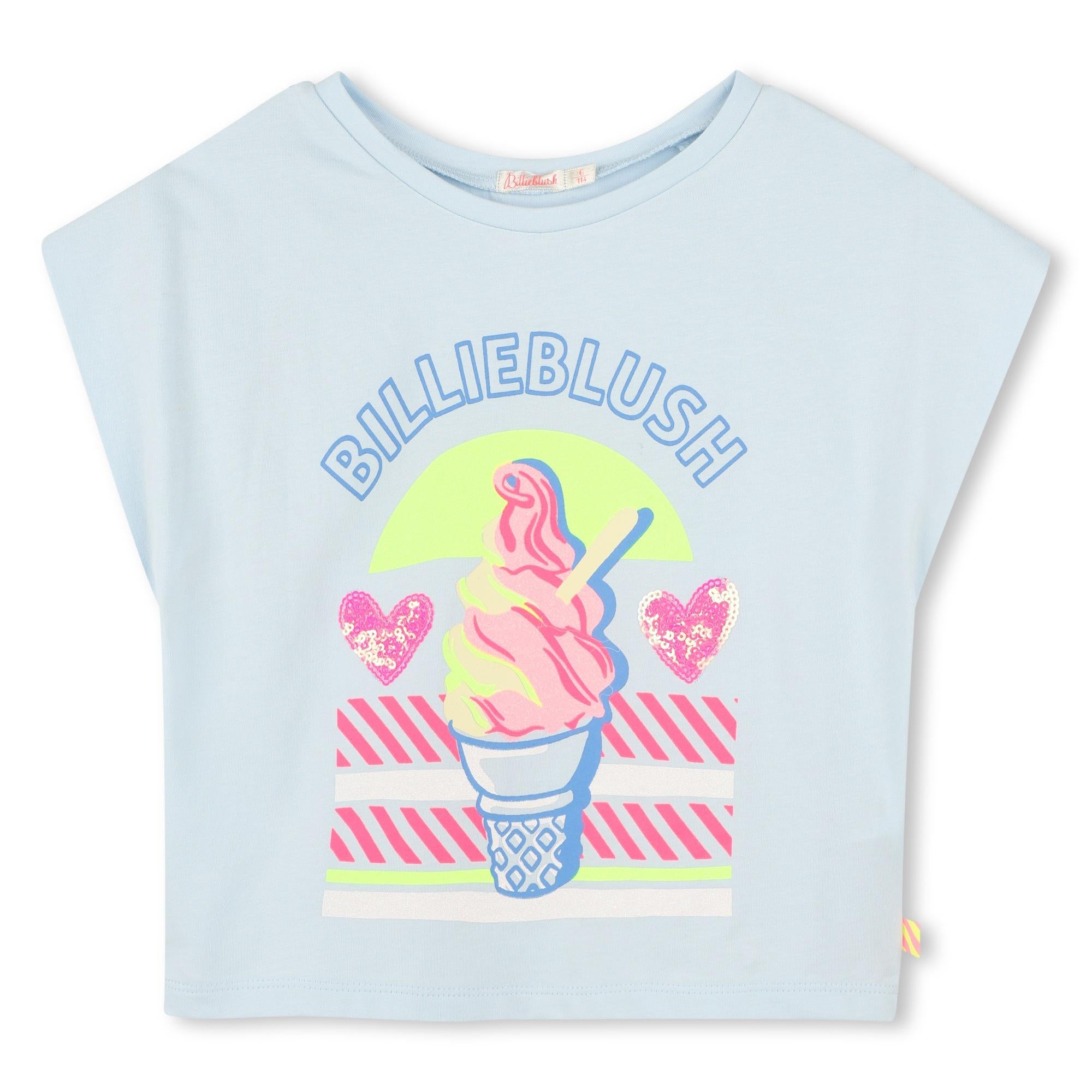 T-shirt con stampa gelato U20954 76F BILLIEBLUSH 