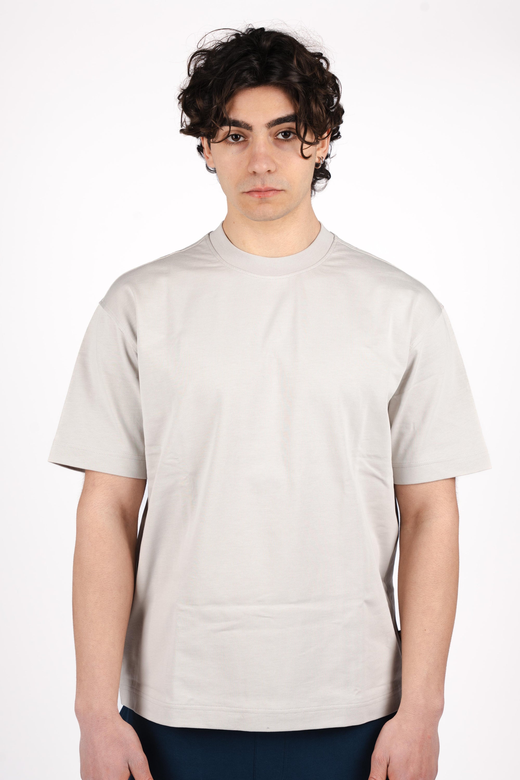 T-shirt oversize in jersey di cotone 50479928 070 BOSS 