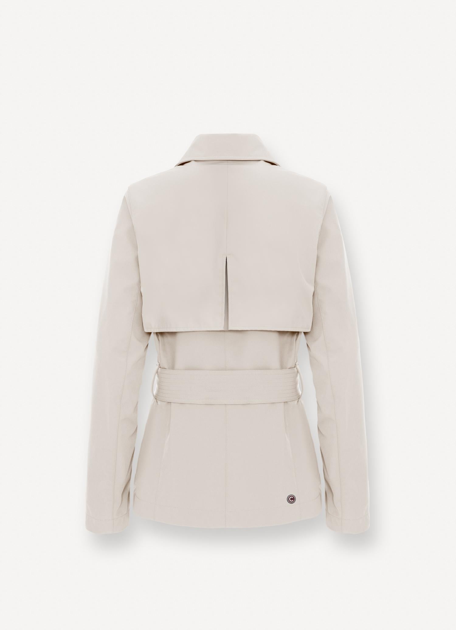Trench corto in softshell con cintura 19006WV 219 COLMAR 