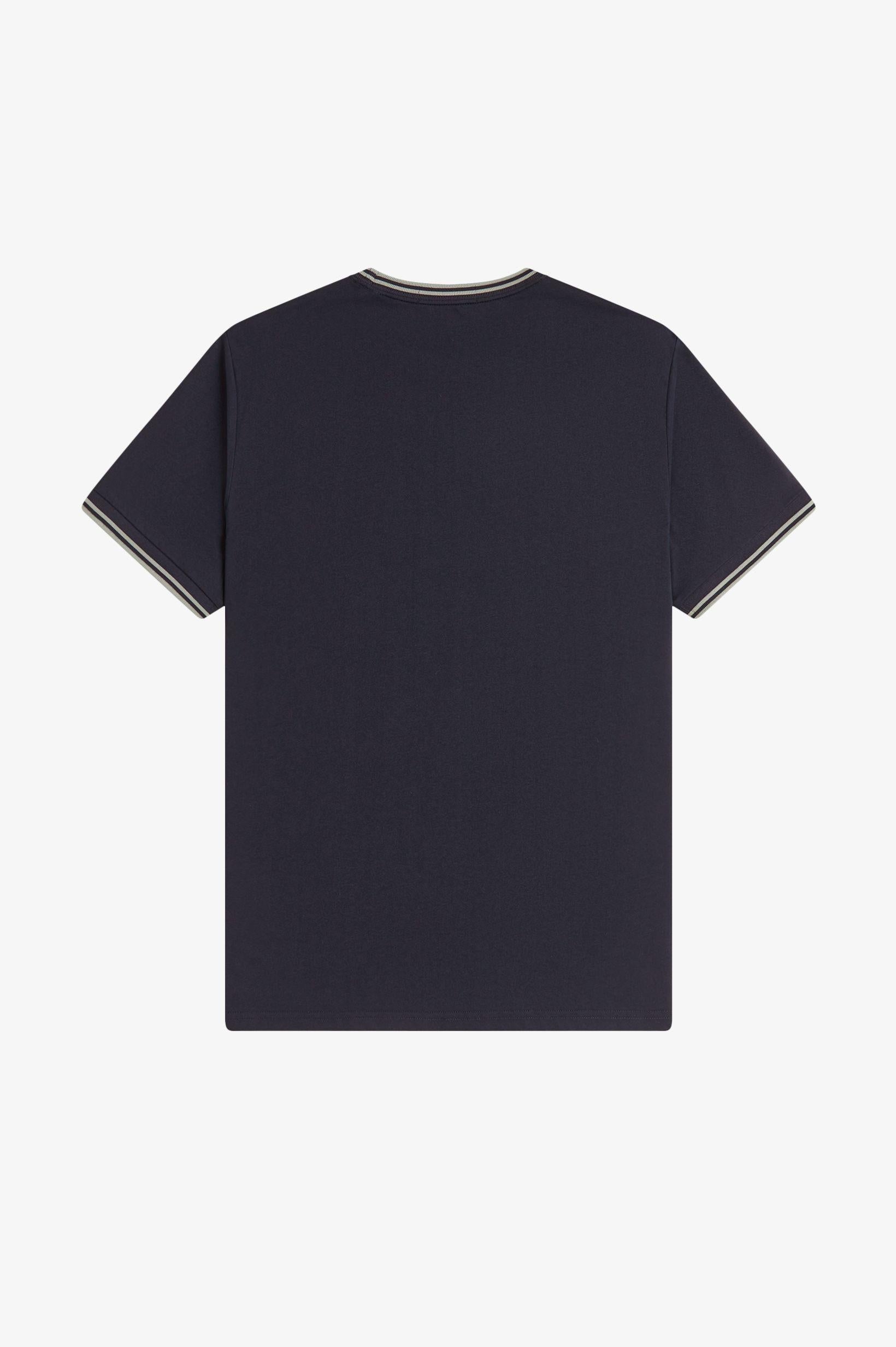 T-shirt con doppia riga M1588V57 T73 FRED PERRY 