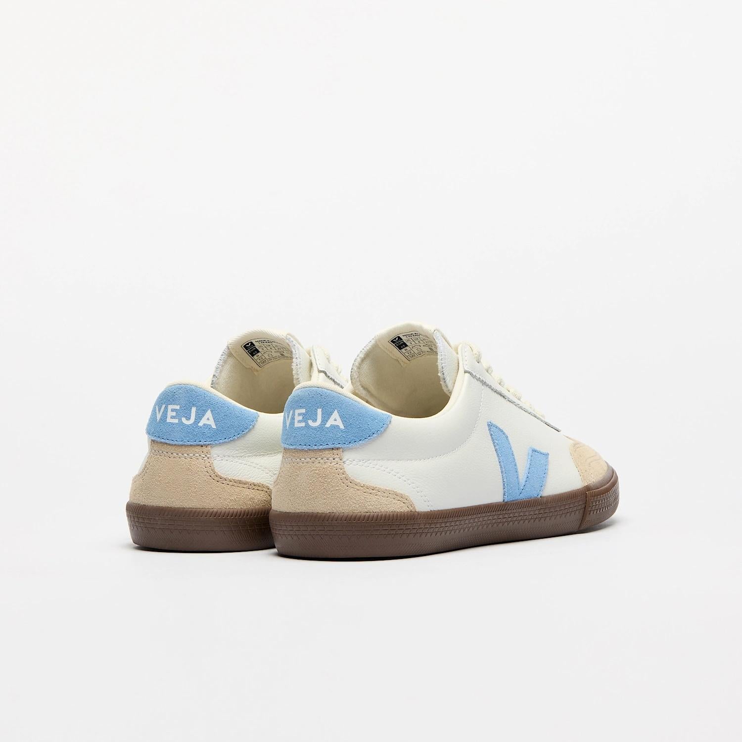 Volley Leather White Aqua Bark VO20205 05 VEJA 