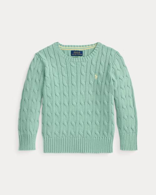 Maglia in cotone a trecce 322702674 509 POLO RALPH LAUREN 