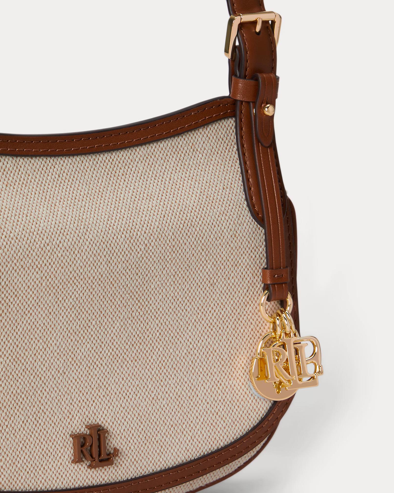 Borsa a tracolla Marcy media in tela 431P10512 001 LAUREN ACCESSORIES 
