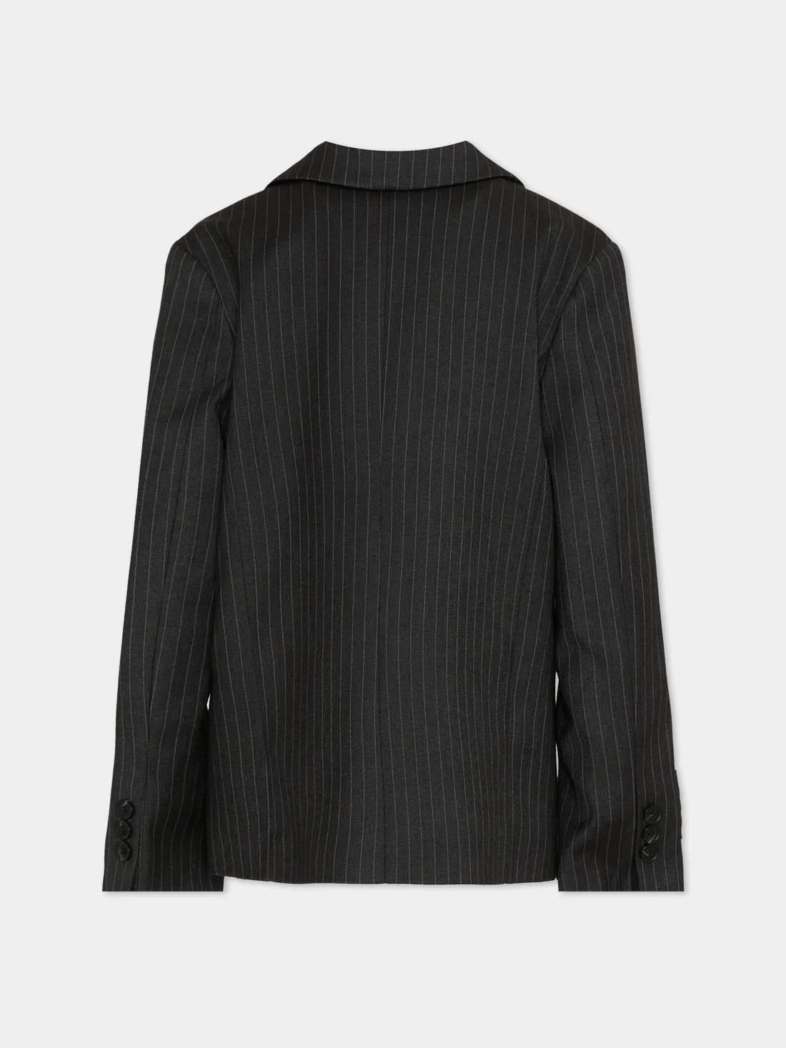 Giacca monopetto a righe RBP26075GC GREYDARK RICHMOND 