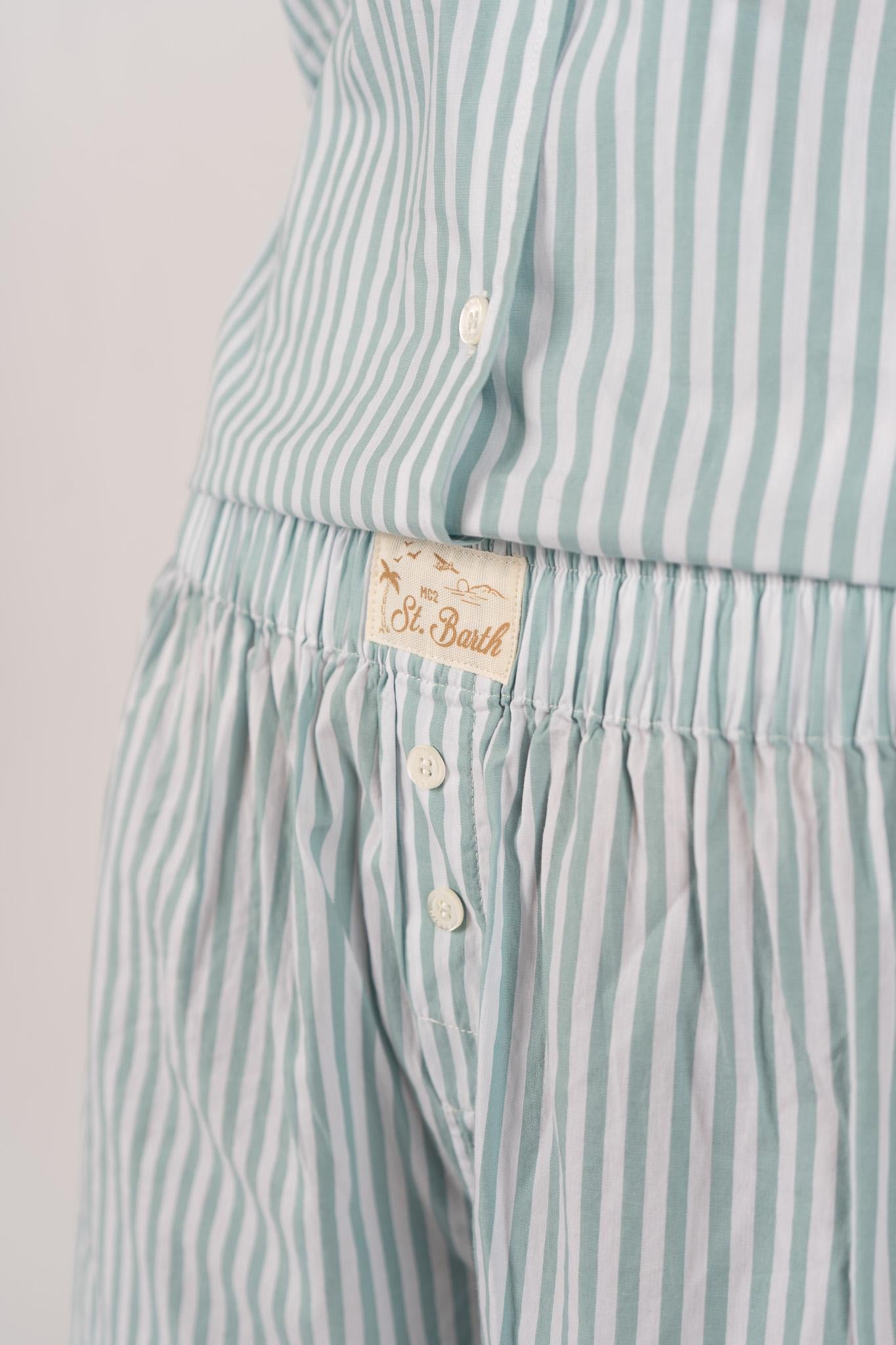 Shorts con motivo a righe BXY002 00722L MC2 SAINT BARTH 