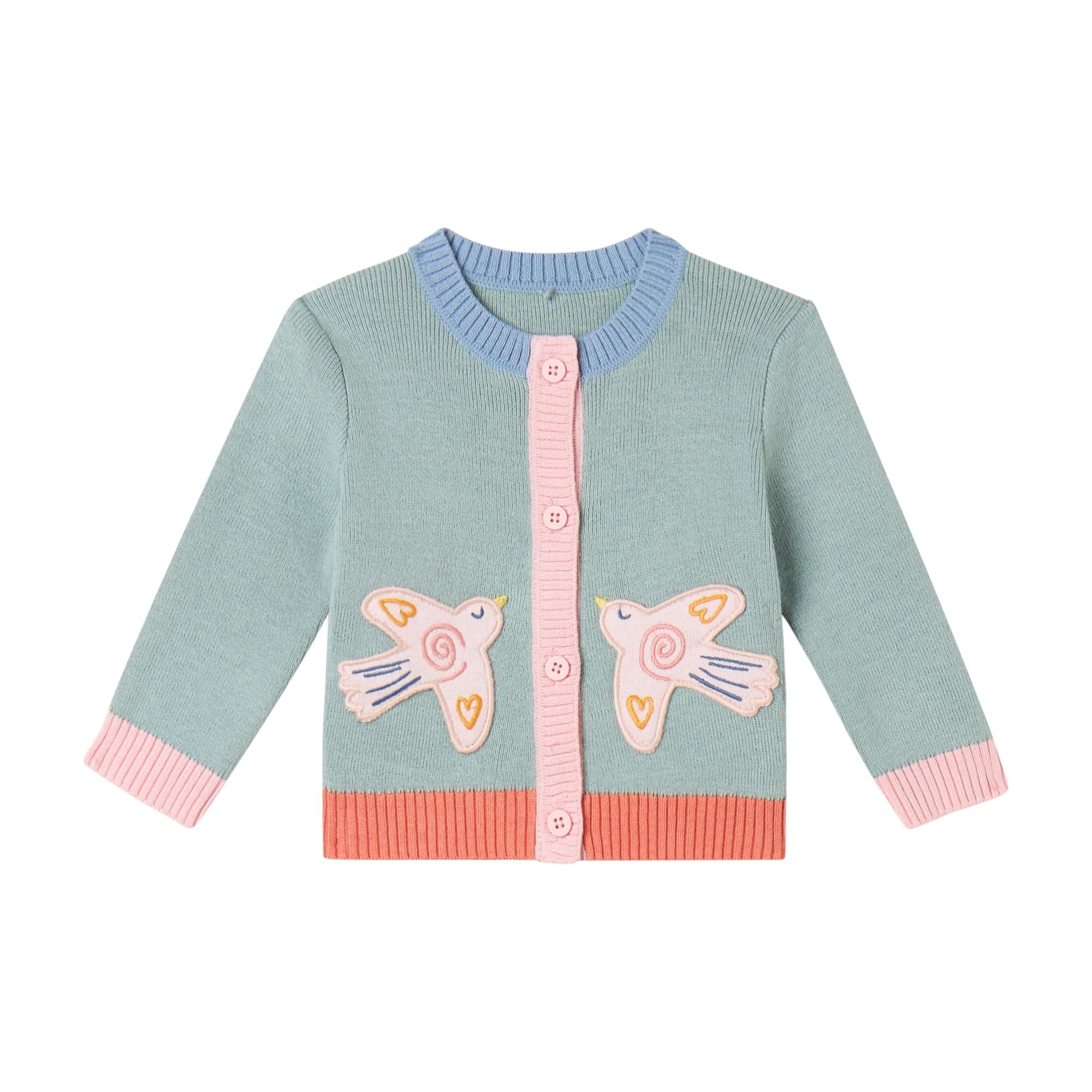 Cardigan per neonati con ricami  TX9030Z1528 923 STELLA MCCARTNEY 