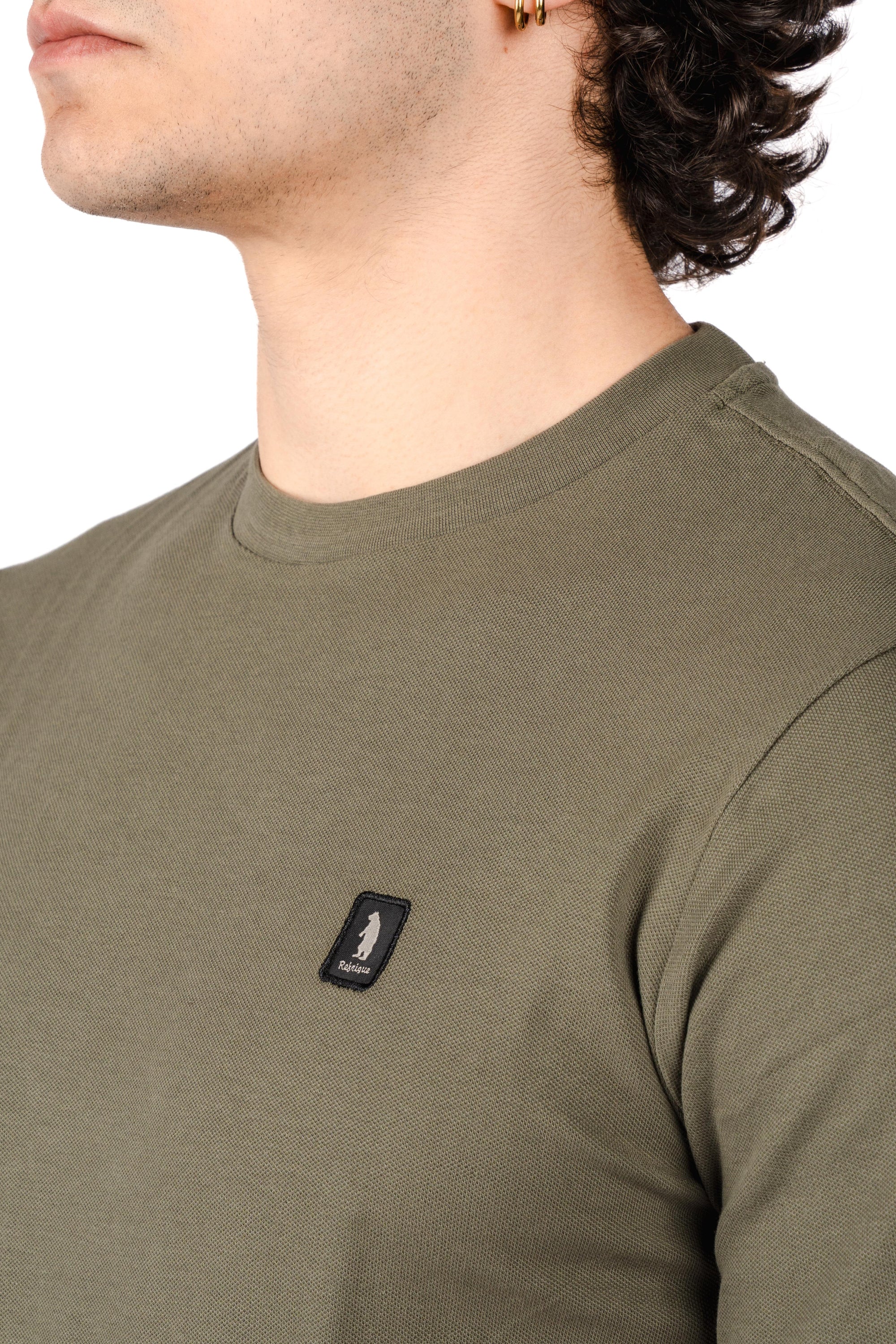 T-shirt girocollo R4514M261 MILITARY REFRIGUE 