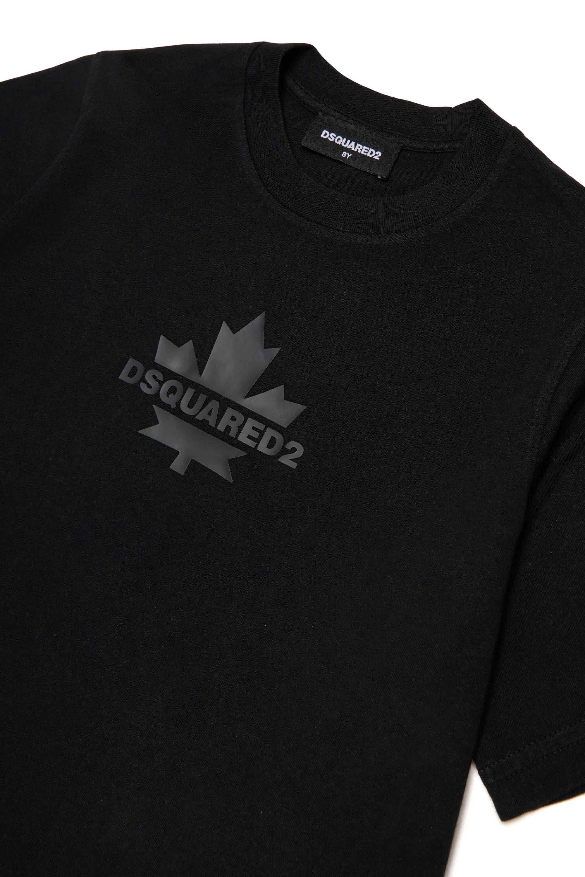 T-shirt con foglia d'acero DQ2743D0AC7 DQ900 DSQUARED2 