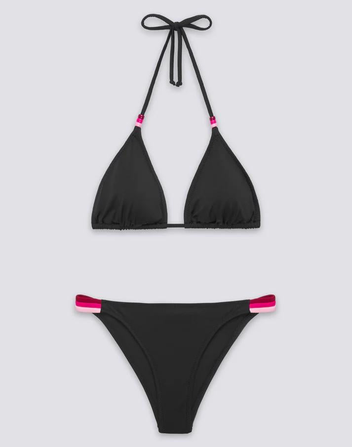 Jennifer top a triangolo e slip fisso arcobaleno WB00KNL30RB 00441 SUNDEK 
