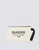 Pochette in cotone canvas stone washed