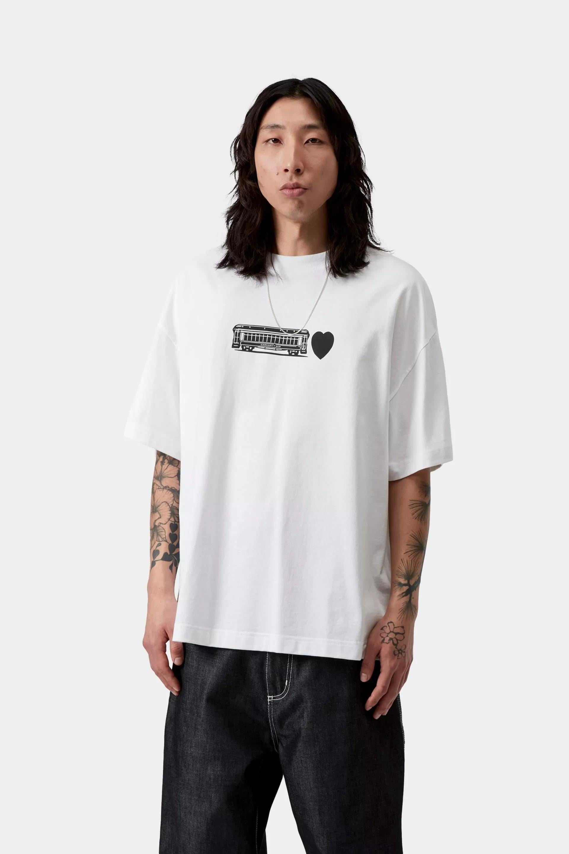 S/S Deconstructed Label T-Shirt I036008 02XX CARHARTT WIP 