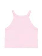 Top con stampa Teddy Bear con fiore HDM06ZLBA39 51473A MOSCHINO KID 