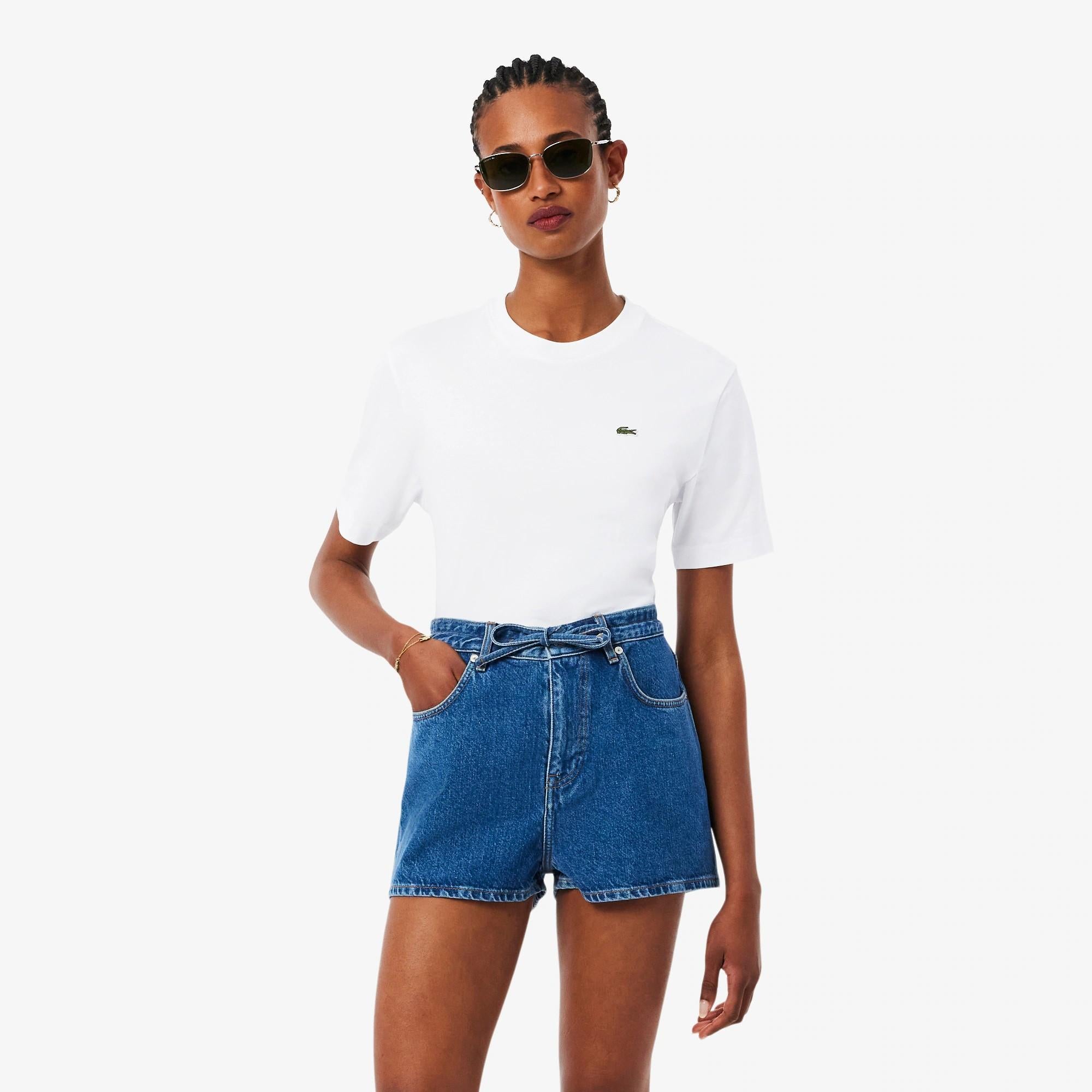 T-shirt in morbido cotone relaxed fit TF7215 001 LACOSTE 