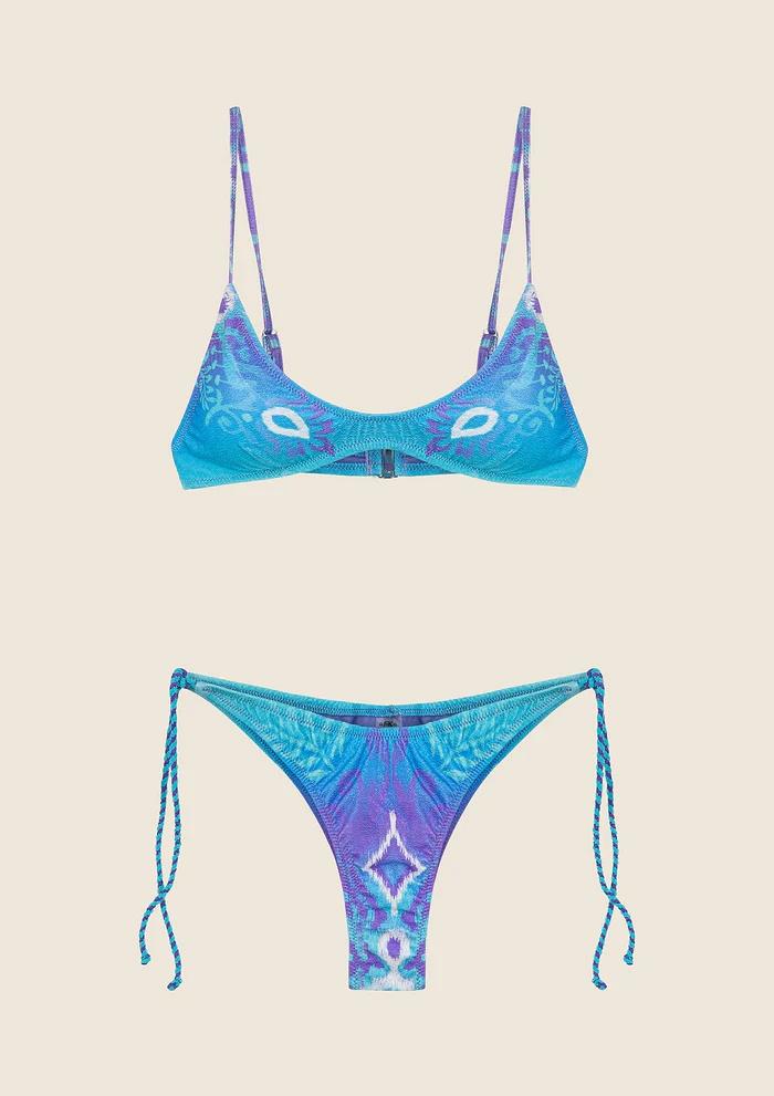 Bikini Top con Slip Americano Fisso Fantasia 1021X 56 F**K 