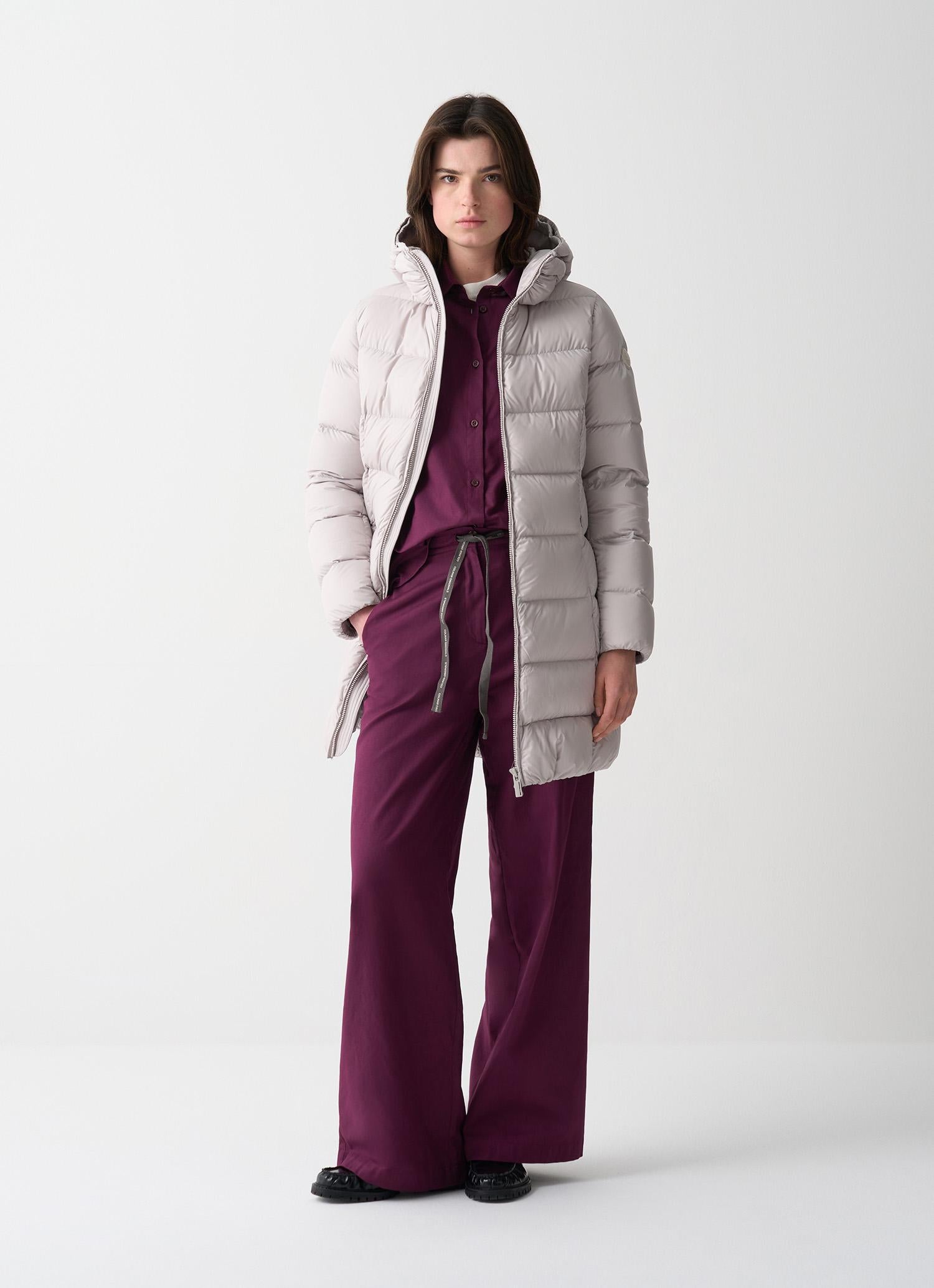 Piumino lungo opaco con cappuccio 2243E2XX 06 COLMAR 