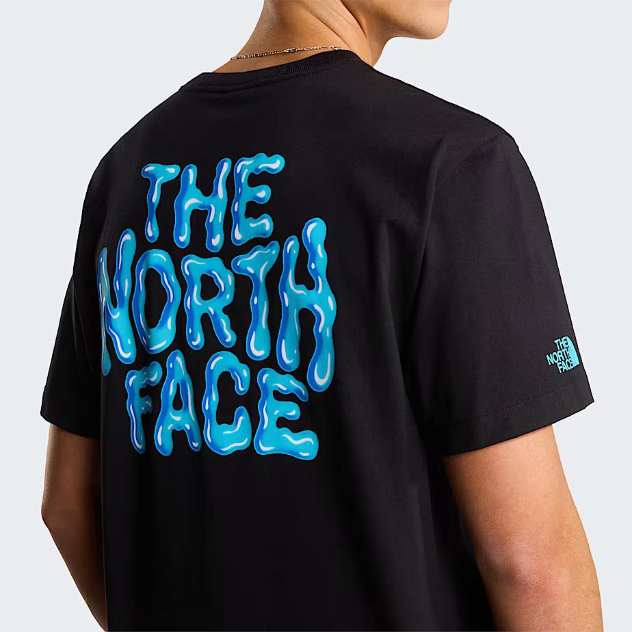 T-shirt Drip Logo Relaxed con grafica NF0A8GAB JK31 THE NORTH FACE 