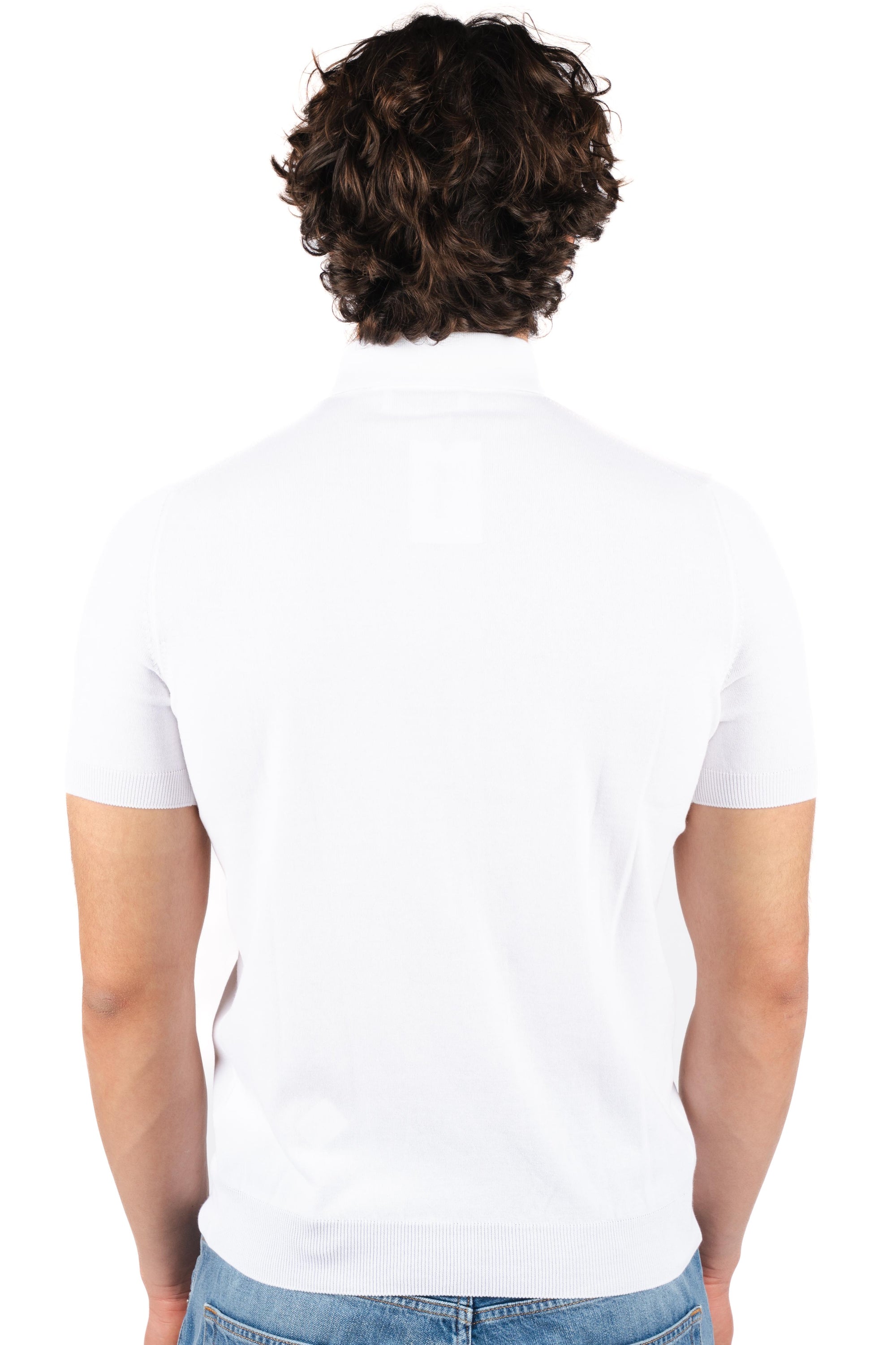 Polo in maglia fresh cotton panna 57119/20615 002 GRAN SASSO 