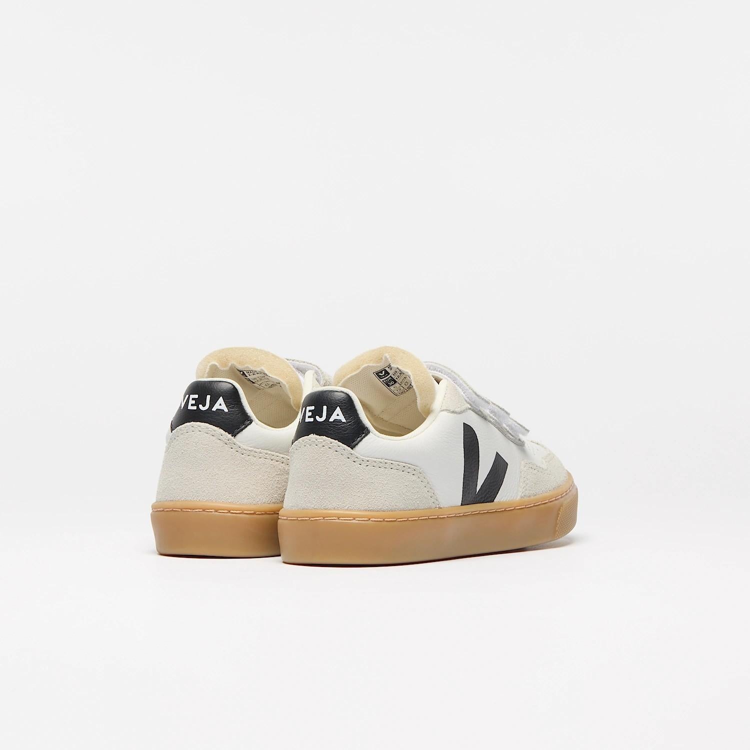 V-90 leather white black natural SX2021 006A VEJA 