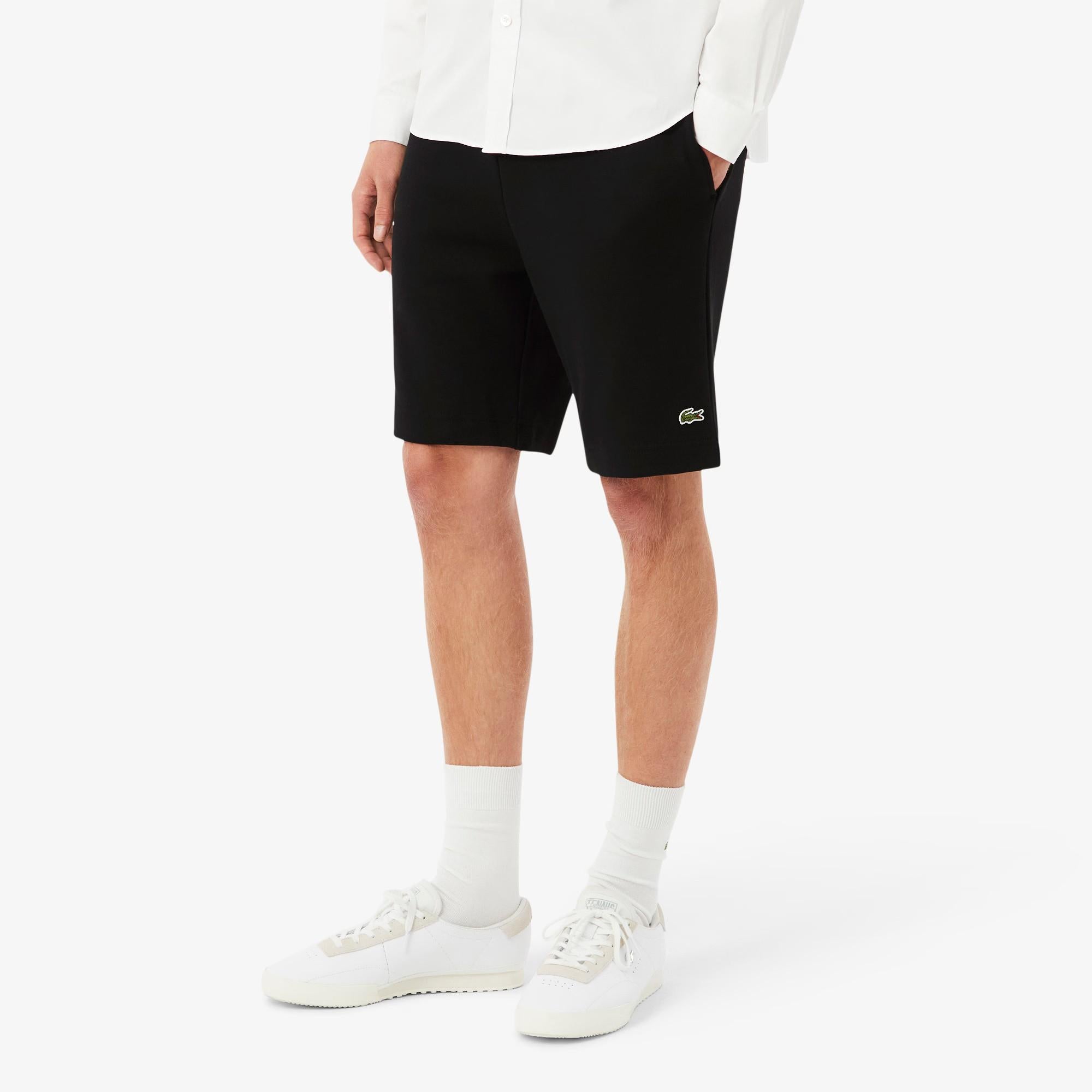 Shorts in tessuto felpato regular fit GH9860 031 LACOSTE 