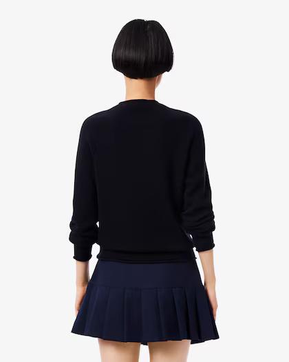 Maglione in lana cardata 3D AF4160 166 LACOSTE 