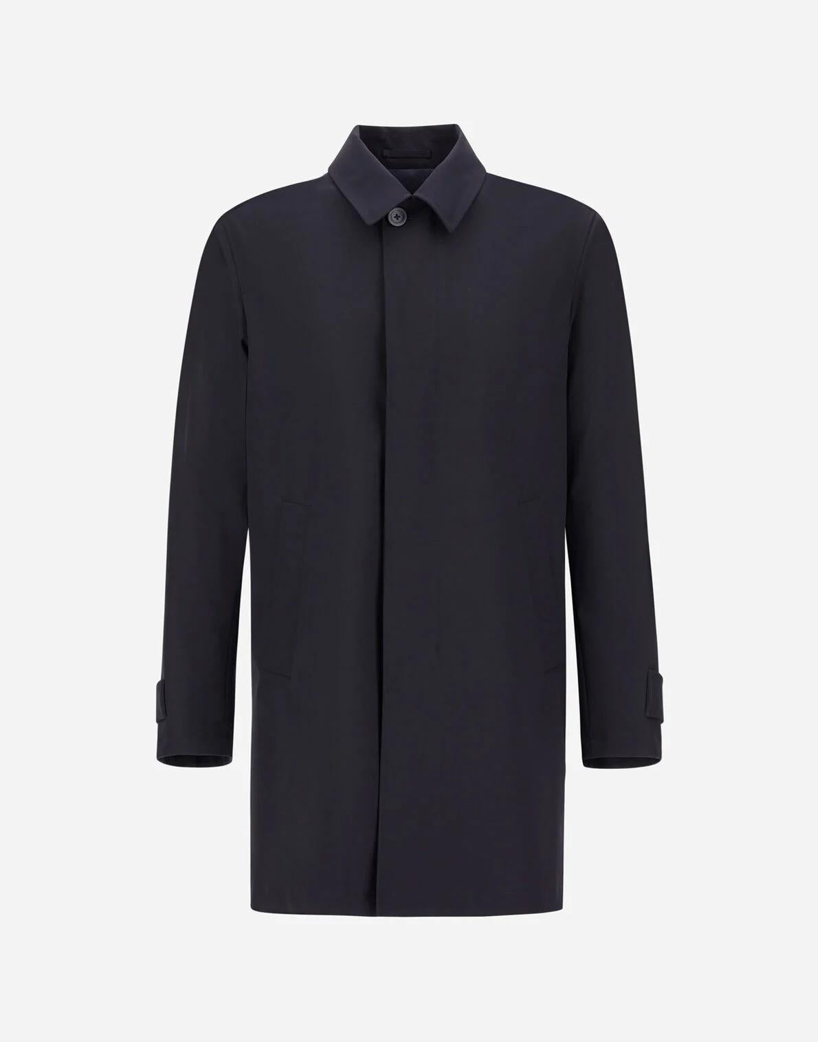 Impermeabile in light woolen effect IM000391U12785 9200 HERNO 