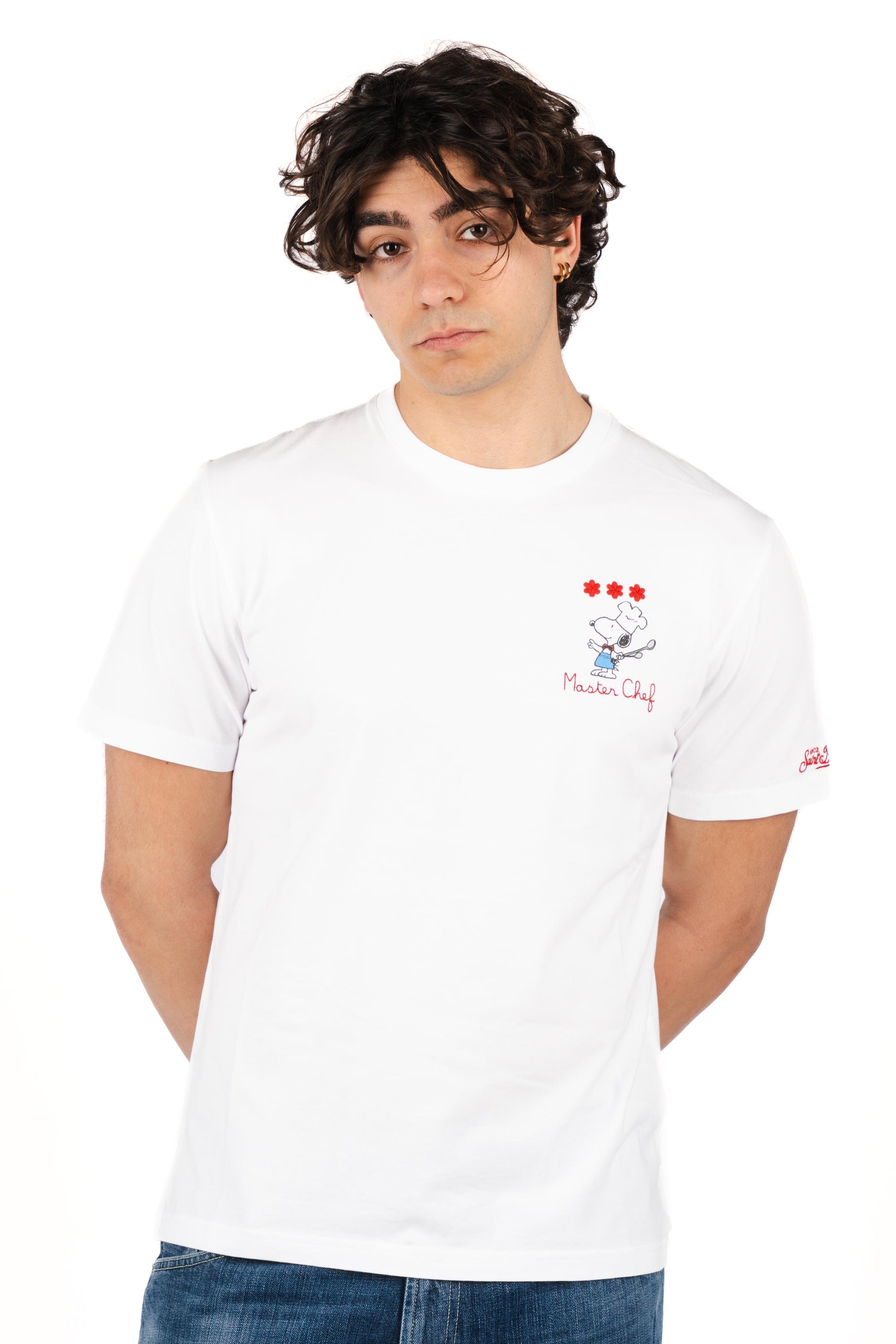 T-shirt Portofino ricamo Master Chef POT0001 07966L MC2 SAINT BARTH 