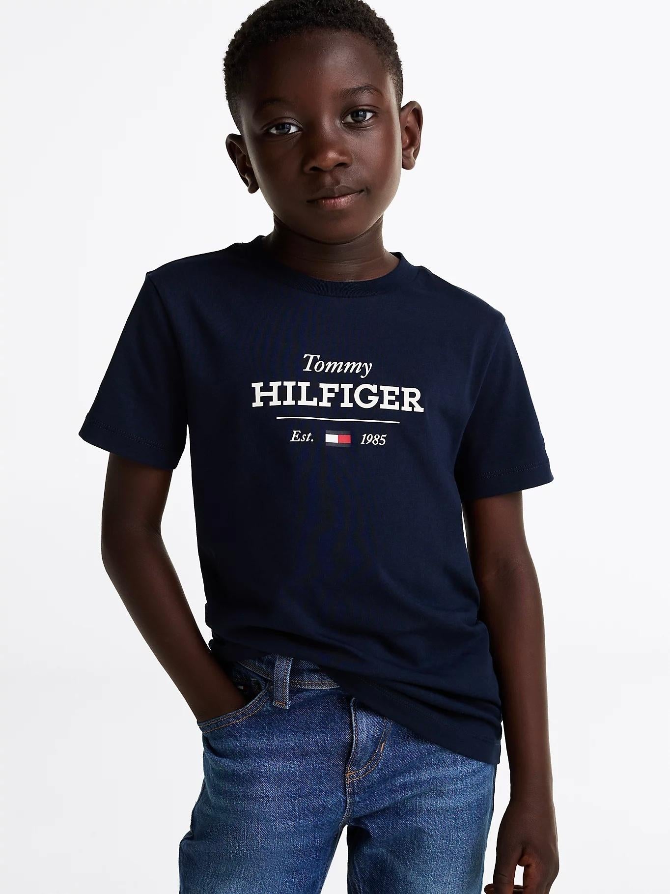 T-shirt 1985 Collection con logo KB0KB09356J C1G TOMMY HILFIGER 