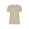 T-shirt in lino e cotone a righe