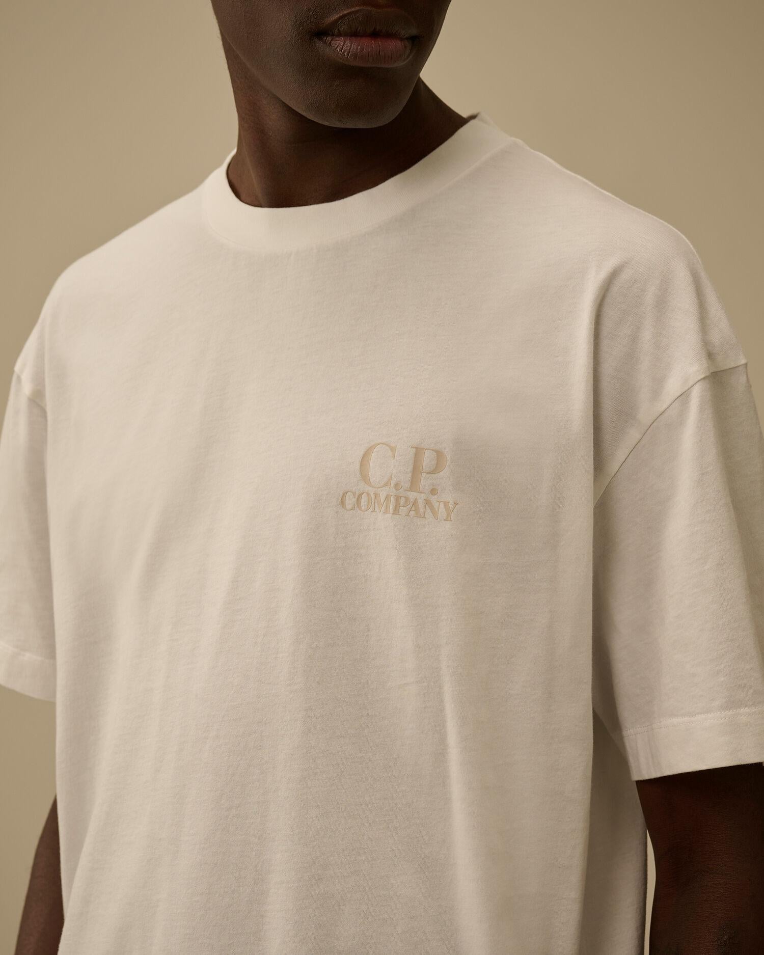 30/1 Jersey Short Sleeve Printed Graphics T-Shirt 20CMTS086A 103 C.P. COMPANY 