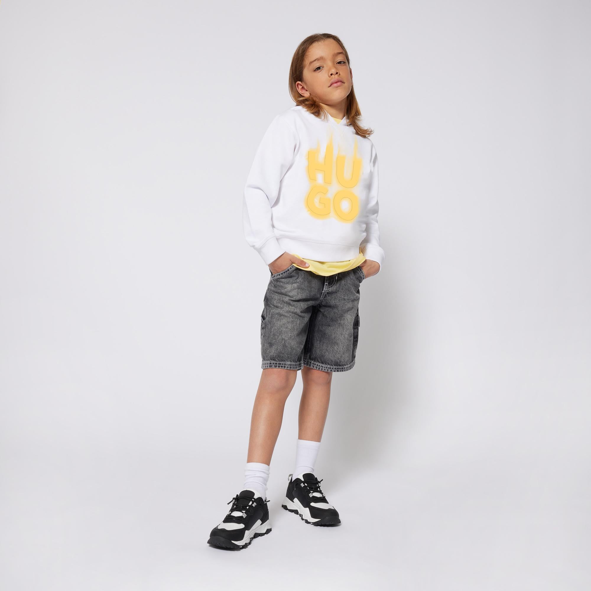 Shorts in denim G00376 Z21A HUGO 